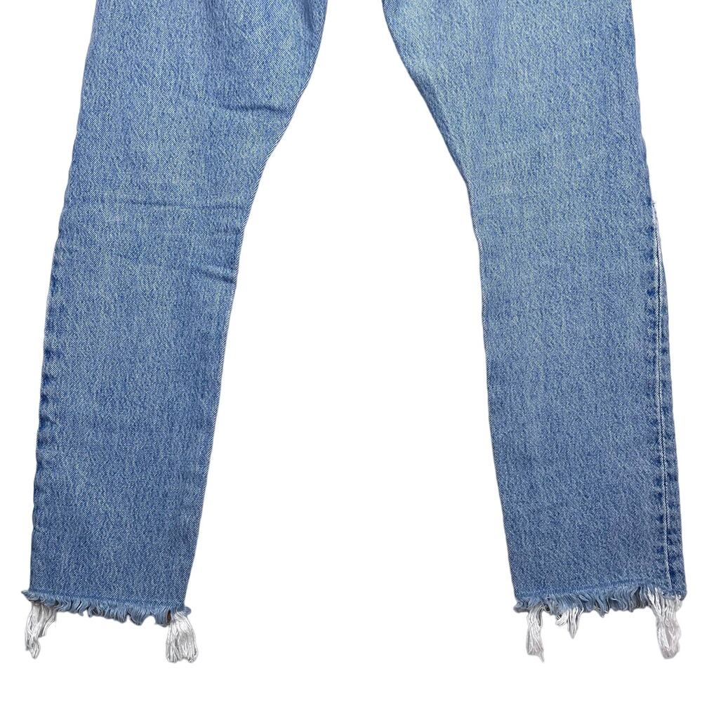 Levi's High Rise Ripped Blue Jeans - Picture 10 of 15